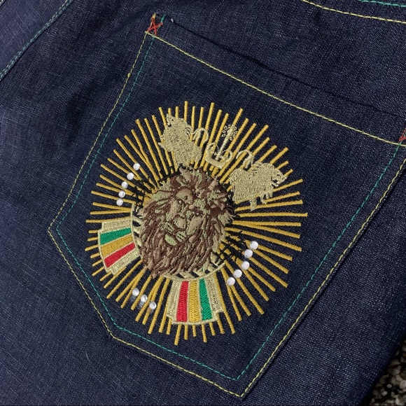 Embroidered Denim Jeans - Picture 8 of 10